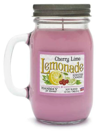 Lemonade Glass Jar Candle