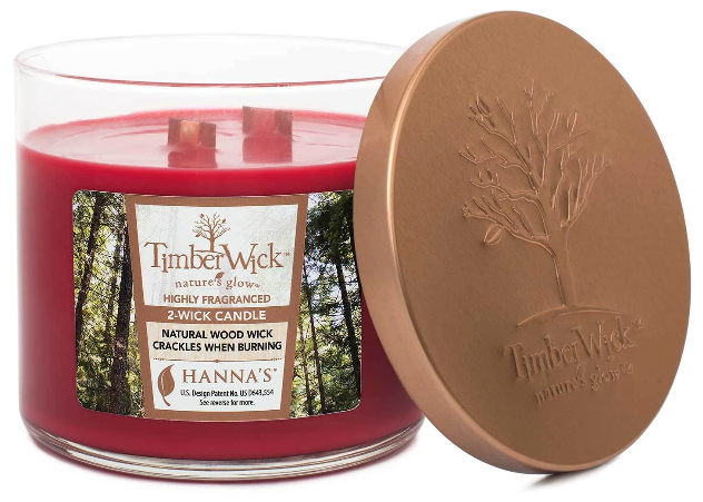 Hannah's Timber Wick Candle -14.5 oz