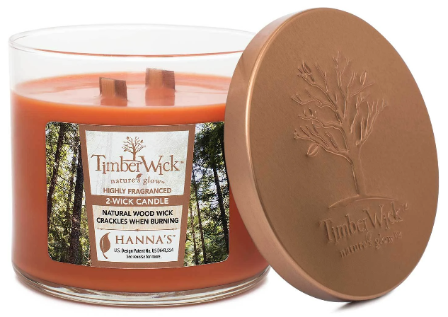 Hannah's Timber Wick Candle -14.5 oz