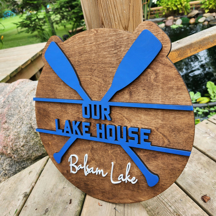 3D Our Lakehouse Sign