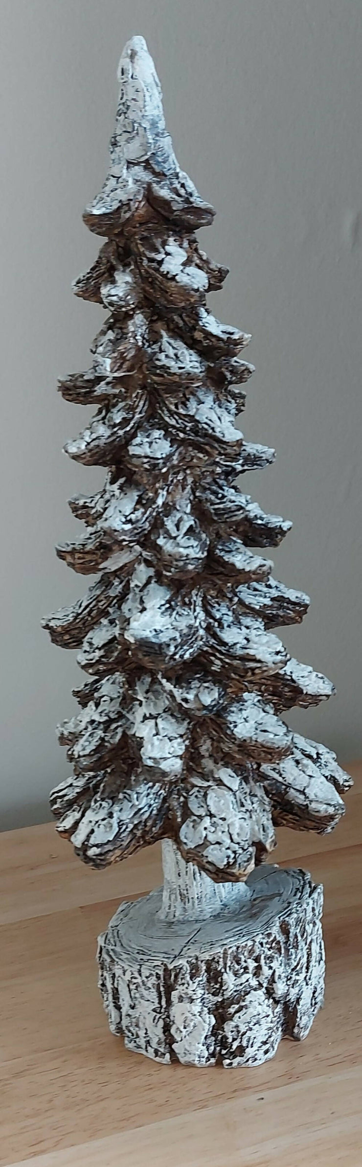 Snowy Woodland Tree Figurine