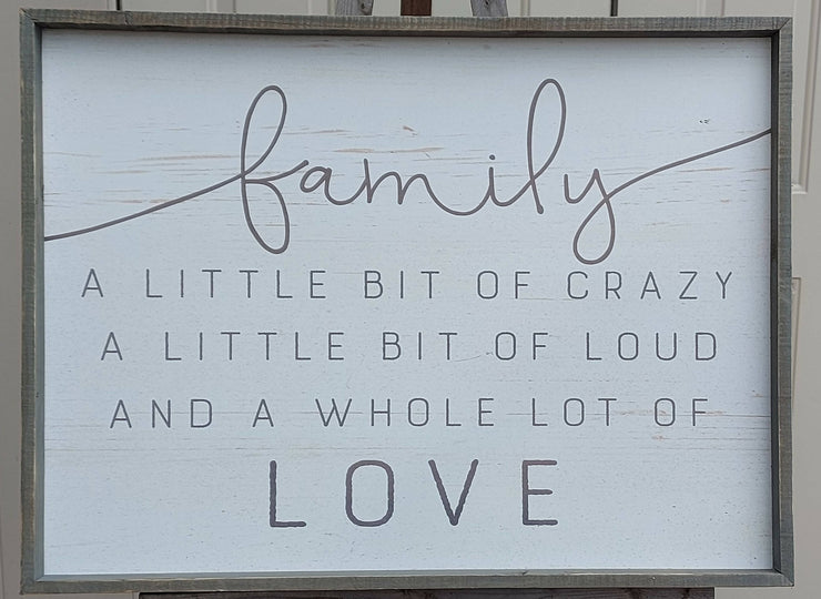 Wall Art Family Quote