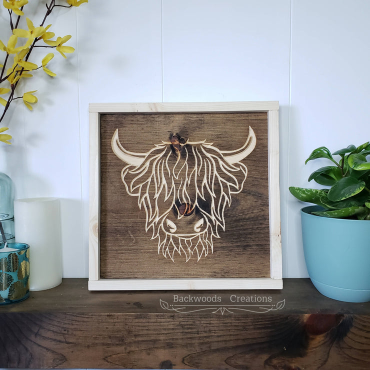 Highland Cow Sign