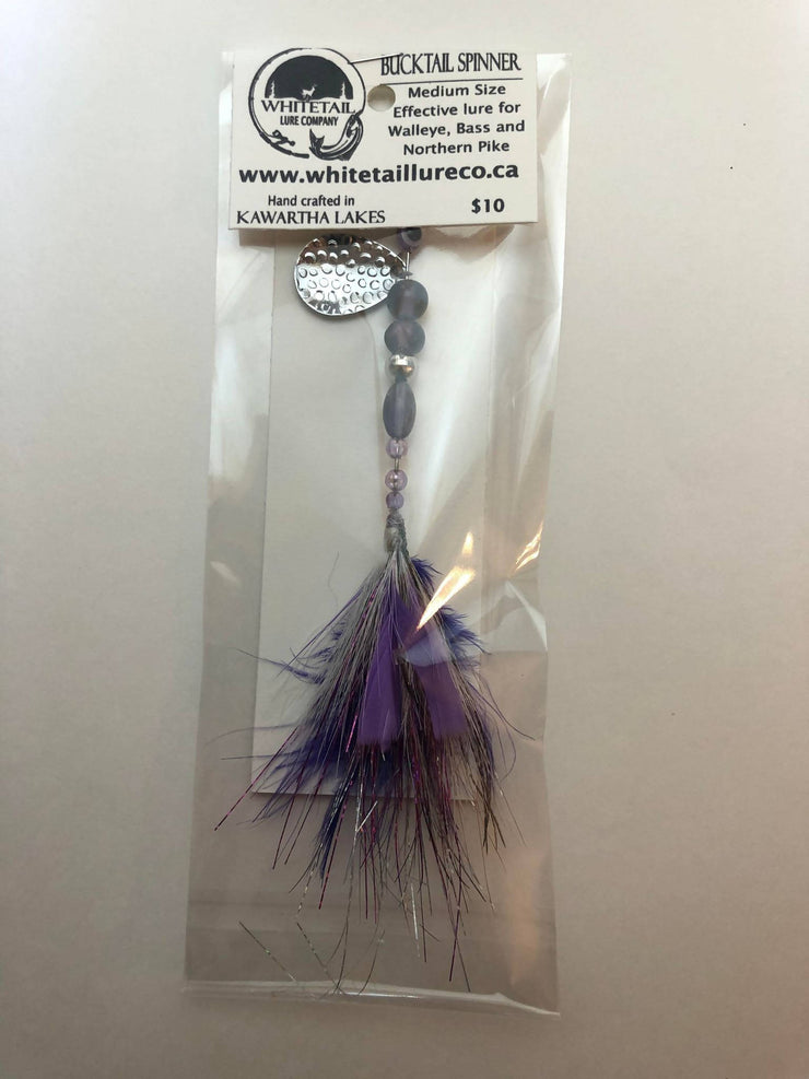 Bucktail Spinner Medium Purple / SilverSM031
