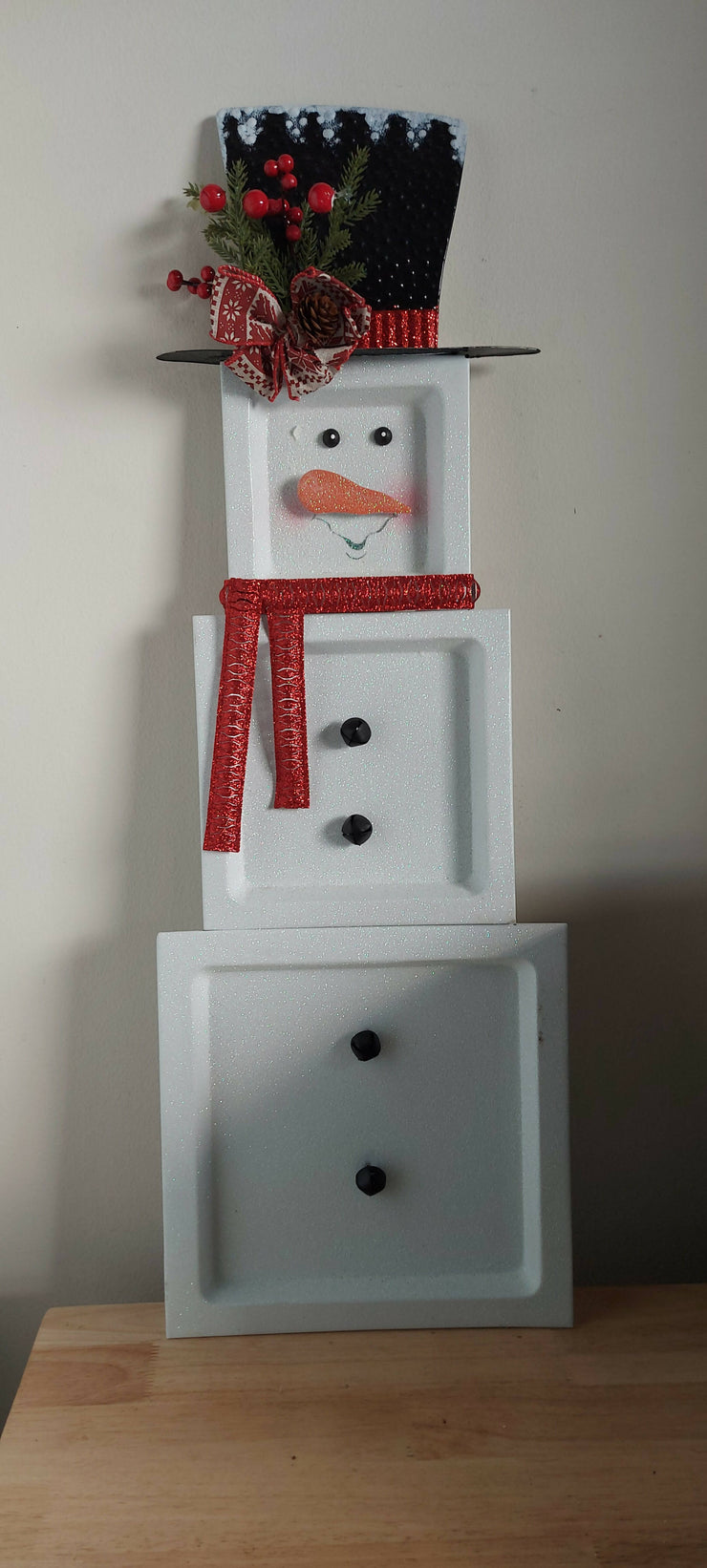 Metal Hanging Snowman