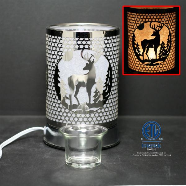 7" Touch Lamps with Oil/Wax Warmer - Curious Bear Marketplace
